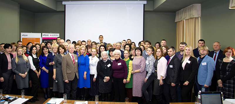 Учасники семінару – фахівці слухової допомоги з різних областей України